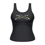 CHOPPER SCRIPT WOMANS RACER BACK TANK TOP